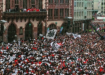 Bei Finalsieg gehört die Frankfurter Innenstadt am Donnerstag der Eintracht