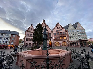 'Bertl' ist da! Frankfurter Weihnachtsbaum 2020 auf dem Römer angekommen