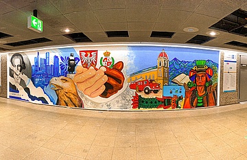 Streetart aus Granada in Nicaragua und Frankfurt – Neues Wandgemälde in der Konstablerwache