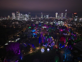 Palmengarten verzeichnet Besucherrekord bei Winterlichtern