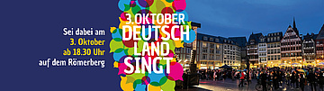 Frankfurt celebrates the Day of German Unity with music: 'Germany sings and sounds'