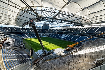 Platz für mehr Fans im Stadion: Umbau des Deutsche Bank Parks liegt im ...