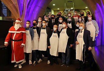 Helping help: Great success for Christmas goose dinner for the homeless