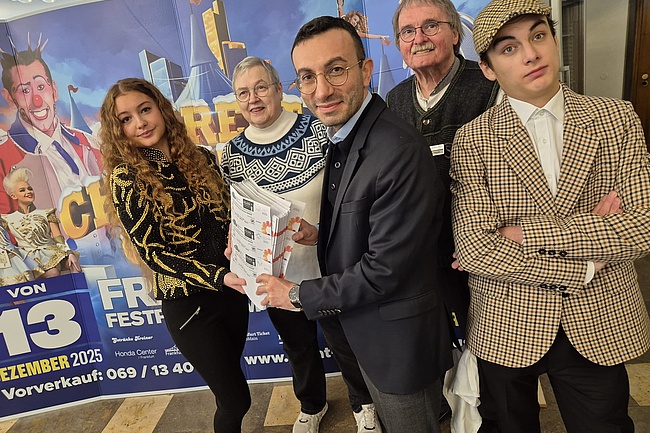 Great Christmas Circus verschenkt 1.000 Eintrittskarten an bedürftige Frankfurter Familien