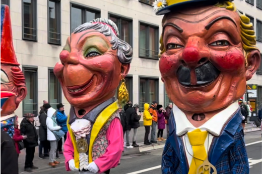 Straßenfastnacht: Neujahrsumzug der Garden