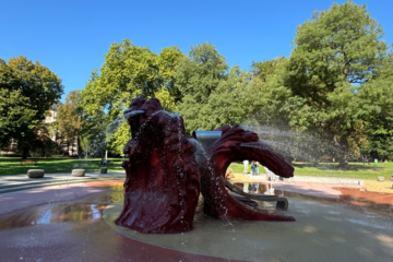 Wiedereröffnung der Wasserspielanlage im Günthersburgpark nach Sanierung