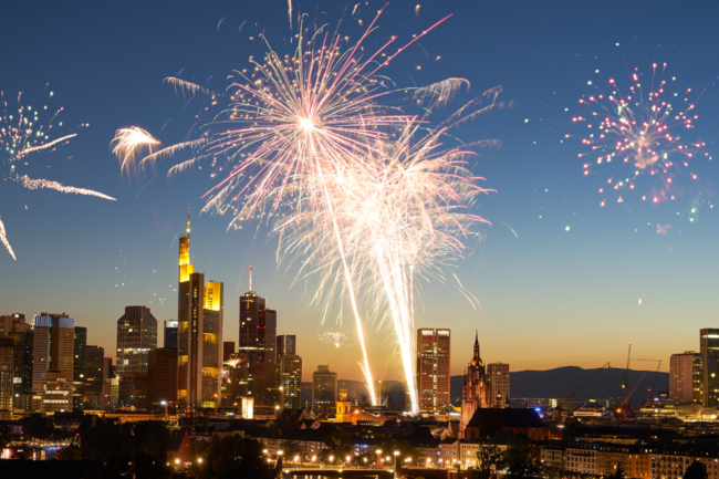 No New Year's Eve fireworks on the Eiserner Steg and the Zeil