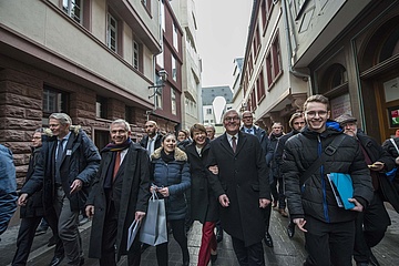 Federal President Steinmeier as a guest in Frankfurt