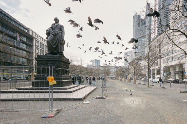 Baubeginn zur Umgestaltung des Goetheplatzes in Frankfurt