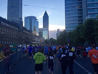 Straßensperrungen in Frankfurt anlässlich der J.P. Morgan Corporate Challenge