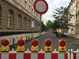 Eine Übersicht über Baustellen in Frankfurt während der Sommerferien 2021