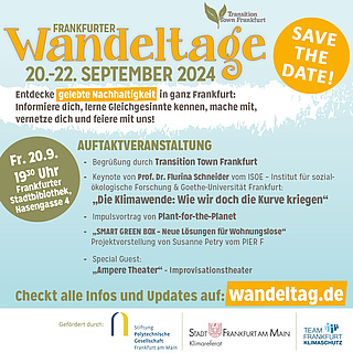 Frankfurter Wandeltage 2024 - Kick-off event