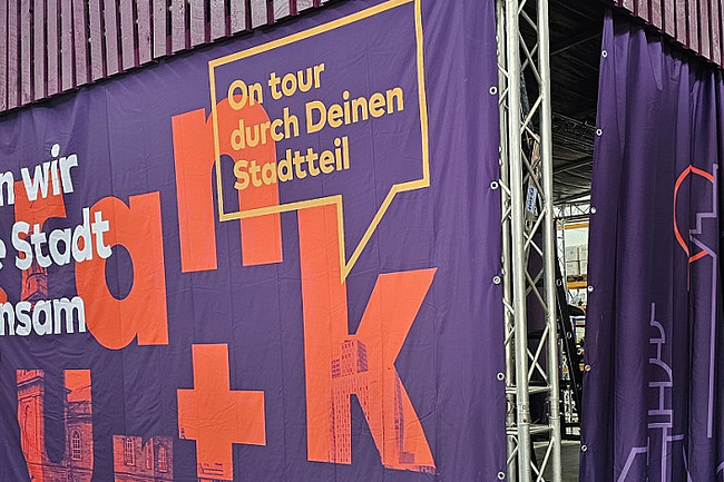 Der Pavillon der Demokratie kommt nach Frankfurt Bockenheim