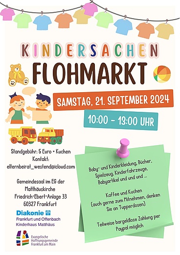 Kindersachen-Flohmarkt in der Matthäuskirche