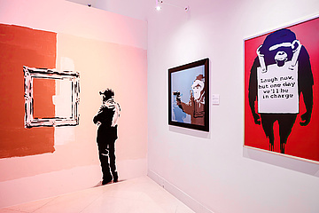 Final spurt for the successful exhibition: 'The Art of Banksy' only until January 7 in Frankfurt!