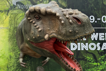 Die größte Dino-Ausstellung Frankfurts eröffnet im NordWestZentrum