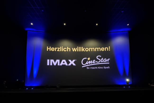 Premium cinema experience in a class of its own: IMAX® auditorium opens at CineStar Metropolis Frankfurt