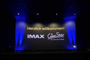 Premium-Kinoerlebnis der Extraklasse: IMAX®-Kinosaal im CineStar Metropolis Frankfurt eröffnet