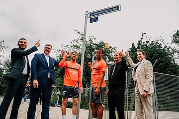 Eintracht Frankfurt ist jetzt 'Im Herzen von Europa' zuhause